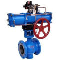 Pneumatic Eccentric Control Ball Valve Half Ball Type (GHP)